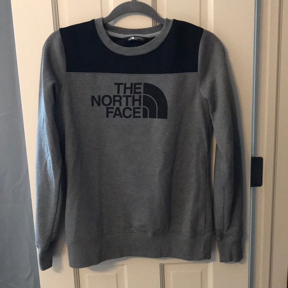The North Face Grey Crewneck Sweatshirt Small